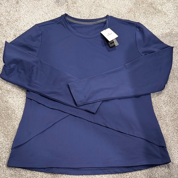 Baleaf Deep Blue Long Sleeve Thermal Shirt - Picture 1 of 2